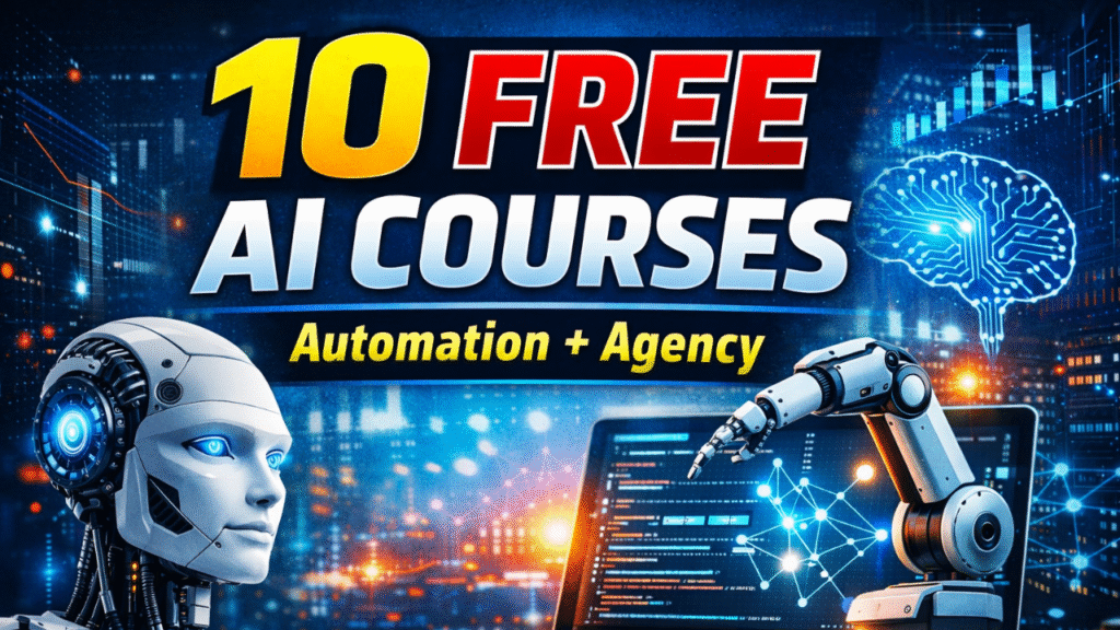 10 free ai automation course
