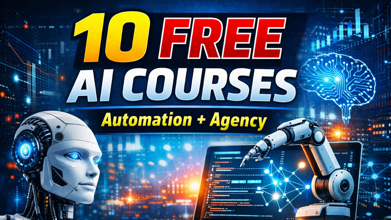 10 Free AI Automation & Agency Courses to Build a Profitable AI ...
