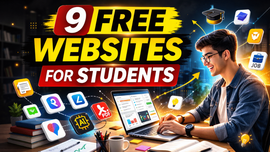 9 free website for students 2026