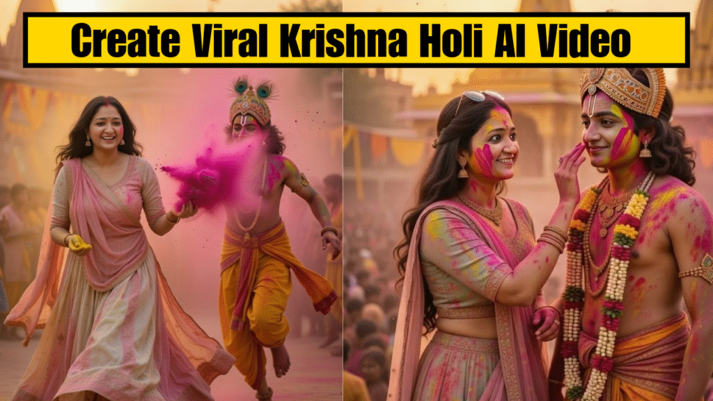 Create Viral Krishna Holi AI Video