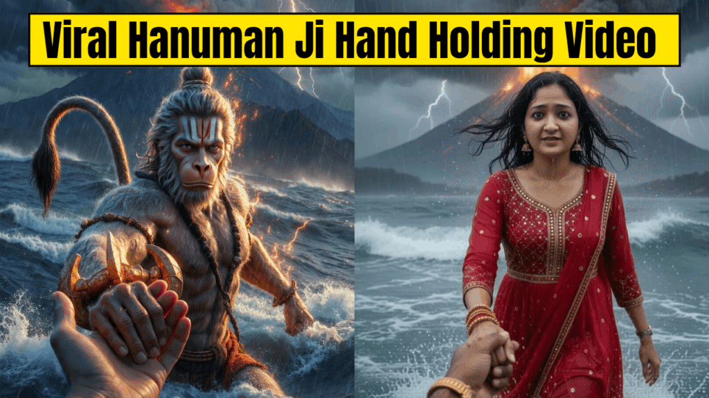 Create Viral Hanuman Ji Hand Holding Video