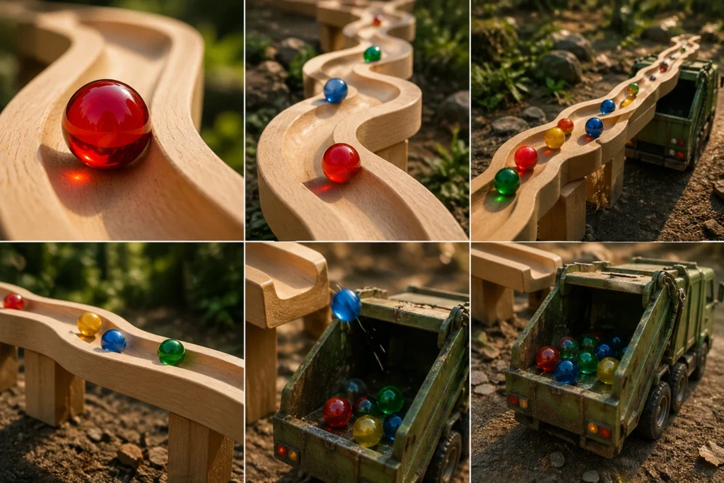 Satisfying ASMR Marble Run
