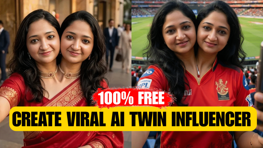 Create Viral AI Twin Influencer Free