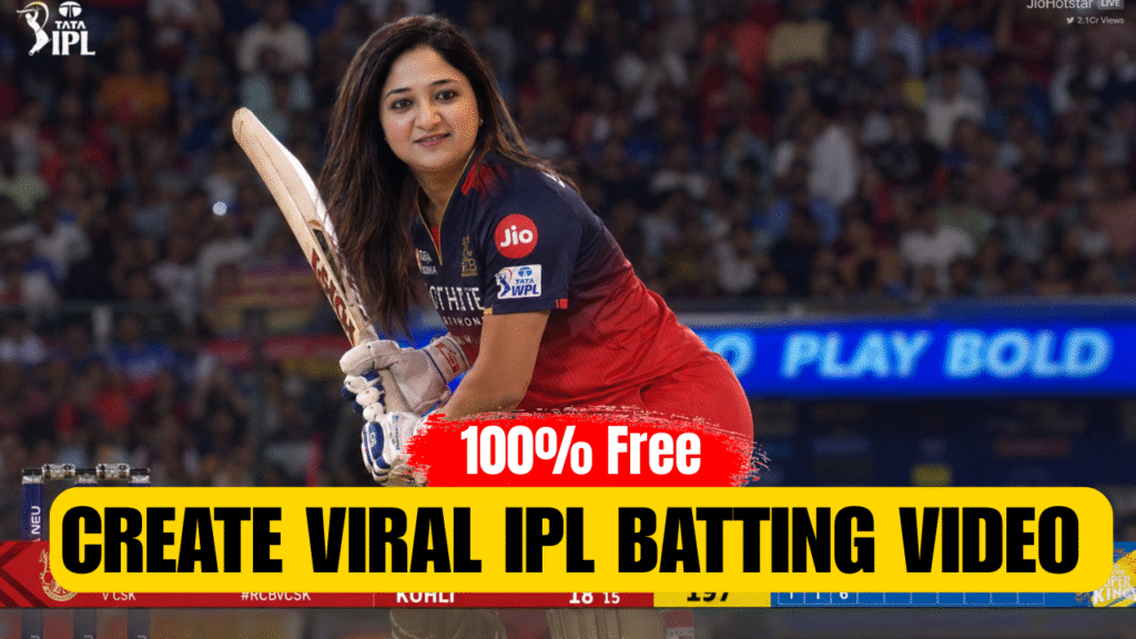 How to create viral ipl batting video