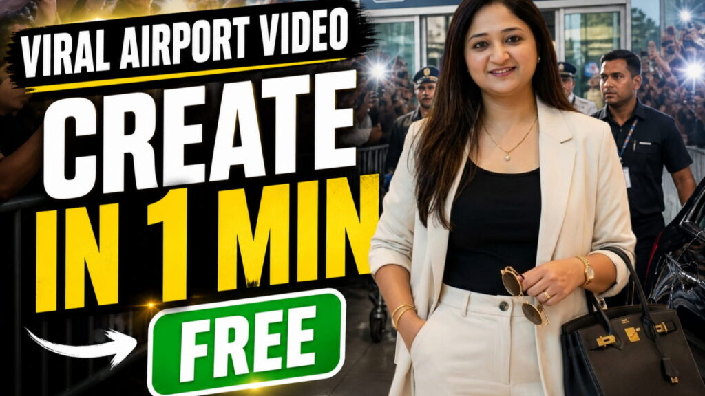 Viral Airport AI Celebrity Video