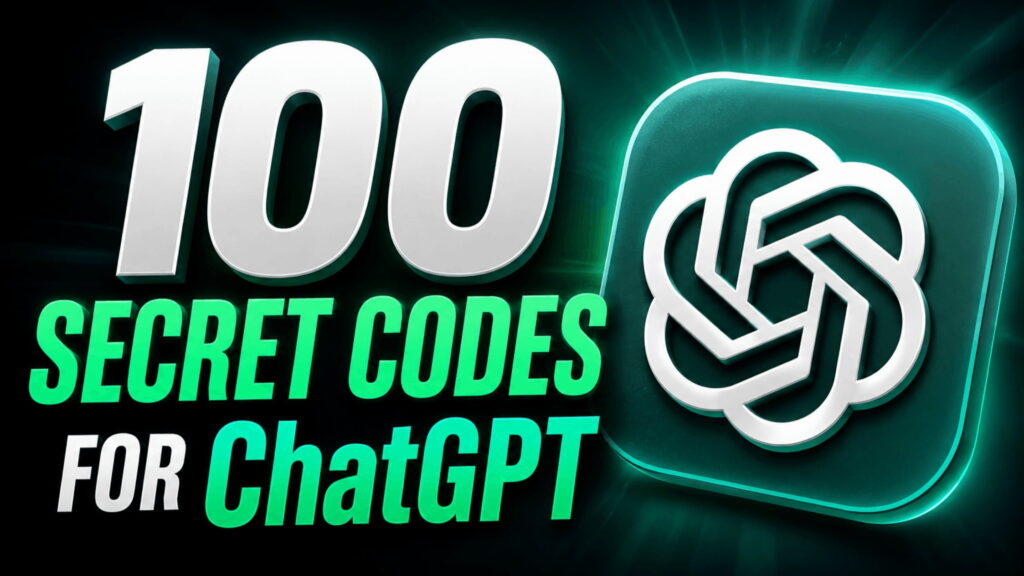 100 Secret Codes For ChatGPT