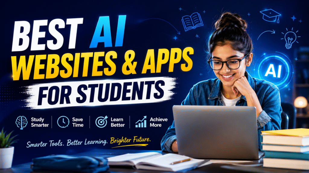 Best AI Tools, Website, Apps For Students 2026