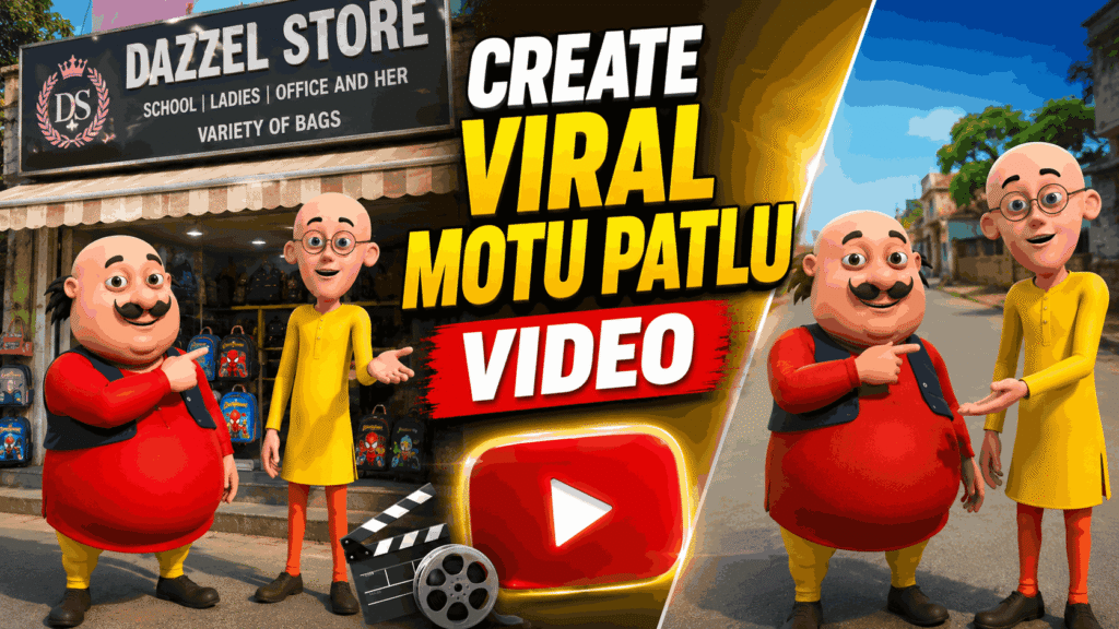 How to Create Viral Motu Patlu Video