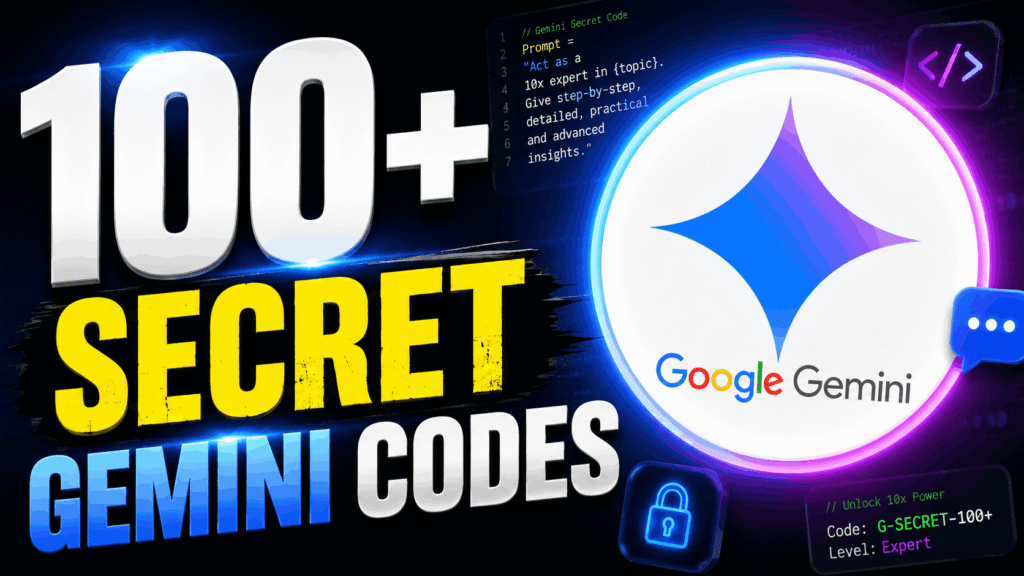 100 Secret Codes For Gemini