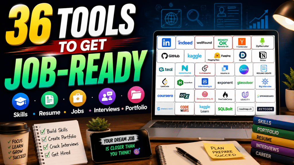 36 AI Tools to Get a Job Ready