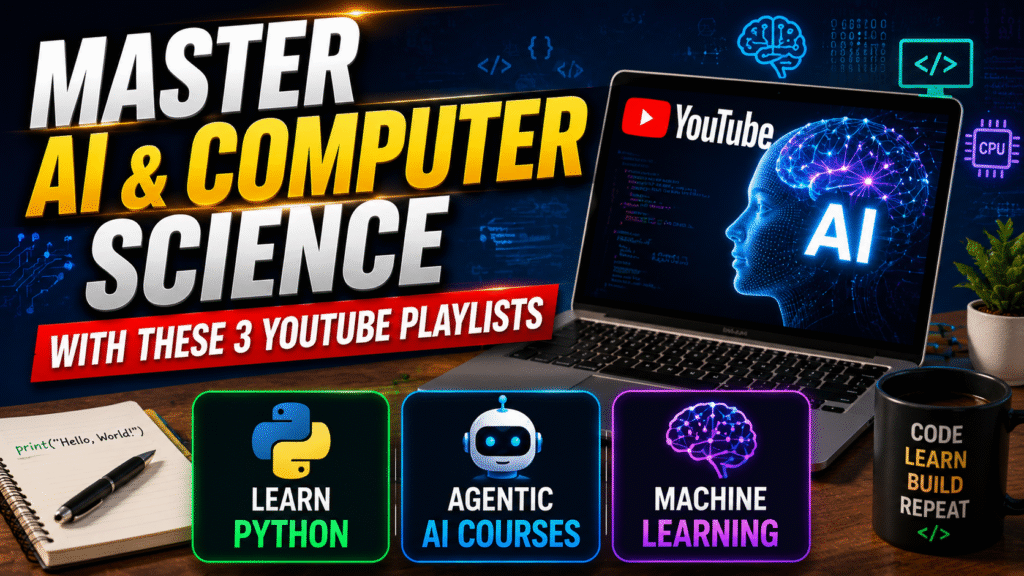 Master Computer & AI with these YT Playlist